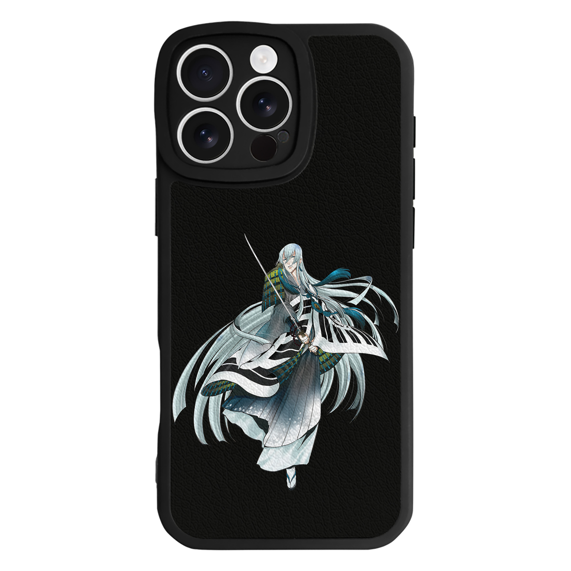 （画像用） 刀剣乱舞 Touken Ranbu 【iPhone 16シリーズ対応】シリコンスマホケース（レザー調） 材質：シリコン